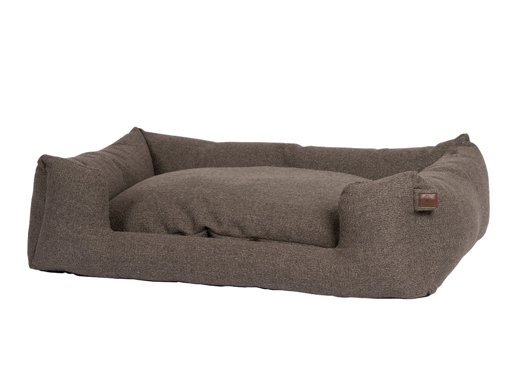 couchage chien - fantail eco panier snooze deep taupe - 110 x 80 cm