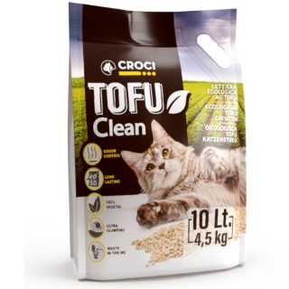 Hygiène Chat - Croci Litière Tofu Clean - 10 L - 4,5kg 818136