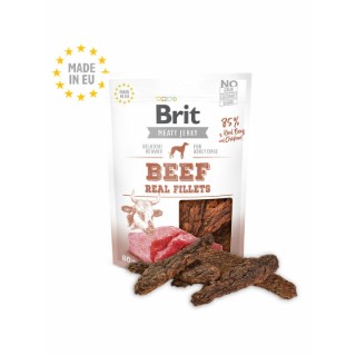 Friandises Chien – Brit Meaty Jerky Snack Beef fillets – 80 gr 822107
