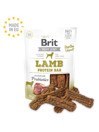 Friandises Chien – Brit Meaty Jerky Snack Lamb protein bar – 80 gr 822108