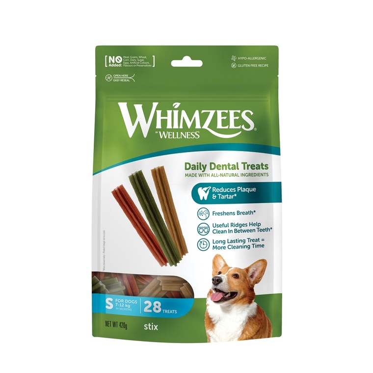Friandises Chien - Whimzees Stix taille S - 24 + 4 friandises 667862