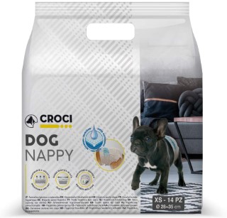 Hygiène Chien - Couches Croci Dog Nappy - XS 909325