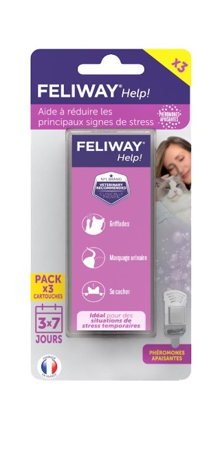 Soin Chat – Feliway Help pack de 3 cartouches 973789