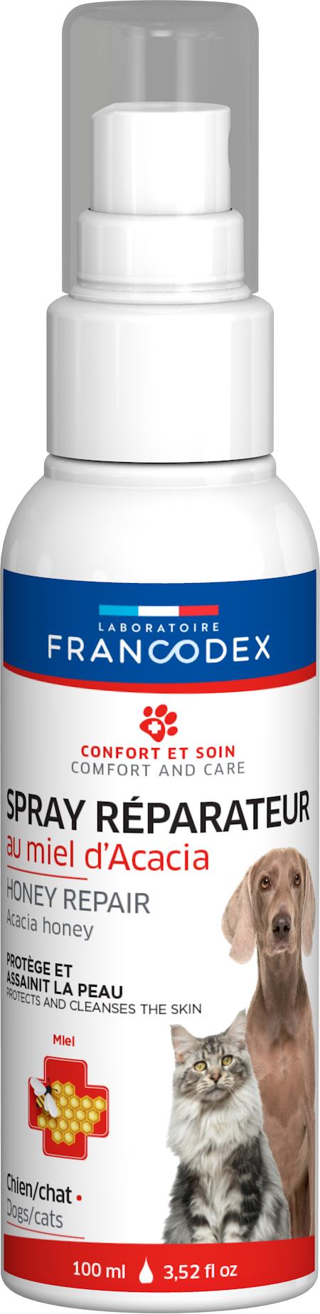 Soin – Francodex Spray réparateur au miel d’acacia – 100 ml 982702