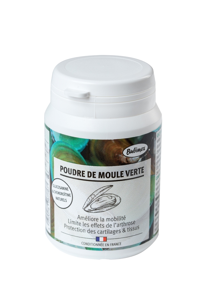 Complément alimentaire  – Bubimex Poudre de moules vertes – 60 g 987885