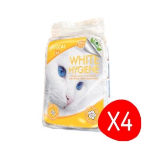 Litière Chat - Sivocat White Hygiene - Lot de 4 x 12 L L200162