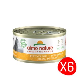 Boîte Chat – Almo Nature HFC Natural Blanc de Poulet - 6 X 70 gr L200449