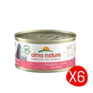 Boîte Chat – Almo Nature HFC Jelly Saumon - 6 X 70 gr L200453