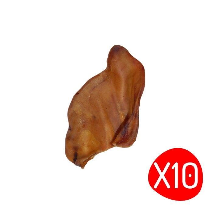 Friandises Chien – Wouapy Oreilles de porc – Lot de 10 L200393